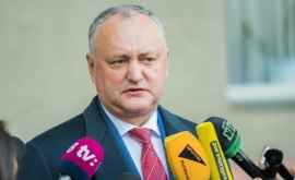 Dodon despre alegeri prezidenţiale Nu ne lăsăm provocaţi