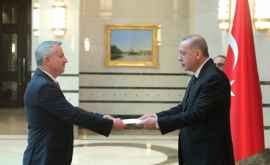 Ambasadorul Dmitri Croitor a înmînat scrisorile de acreditare președintelui Turciei 