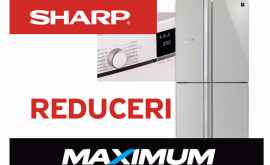 Maximum Anunță reduceri la mașinile de spălat și la frigiderele Sharp